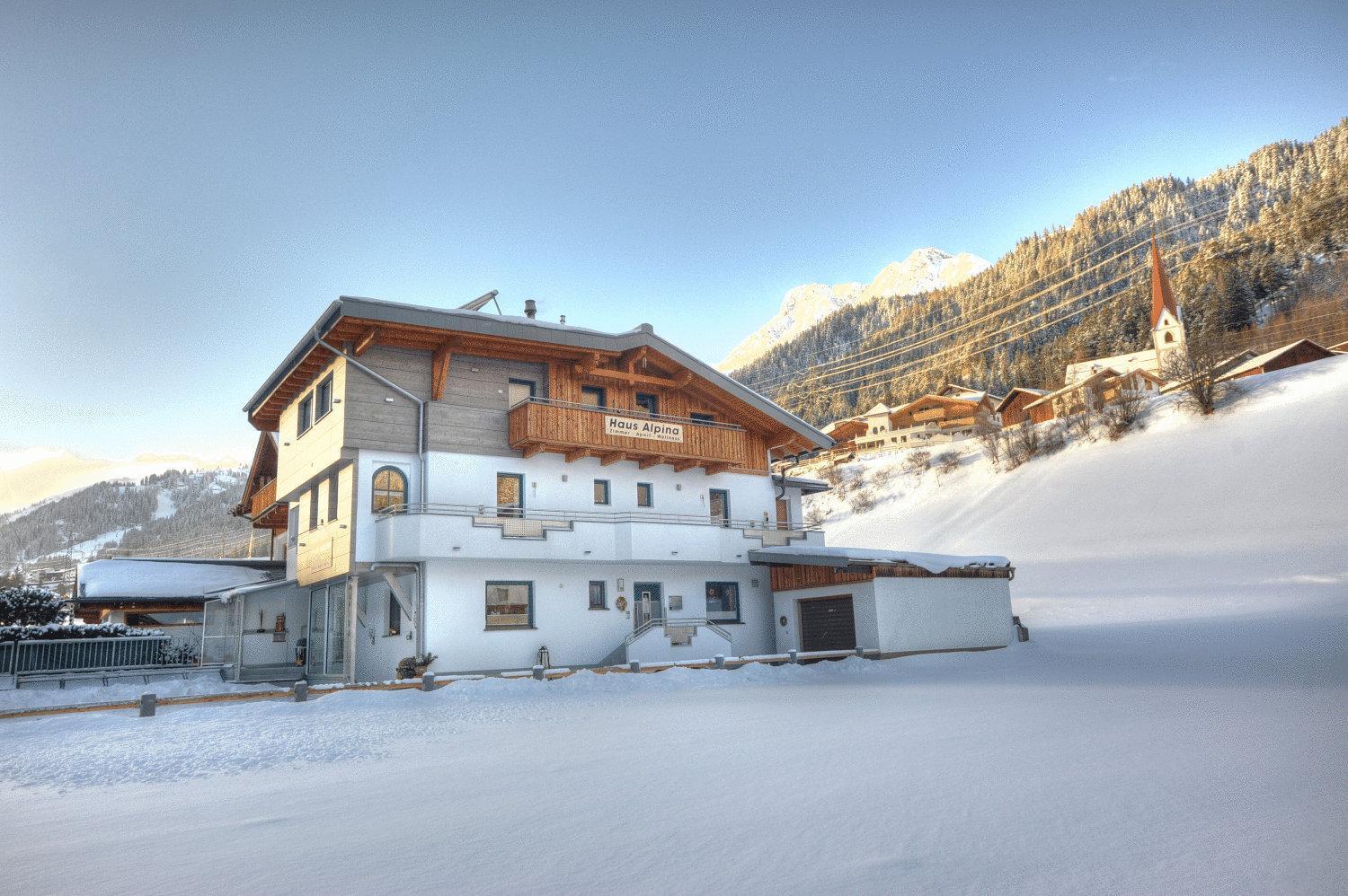 Gaestehaus Alpina St. Anton am Arlberg Eksteriør bilde